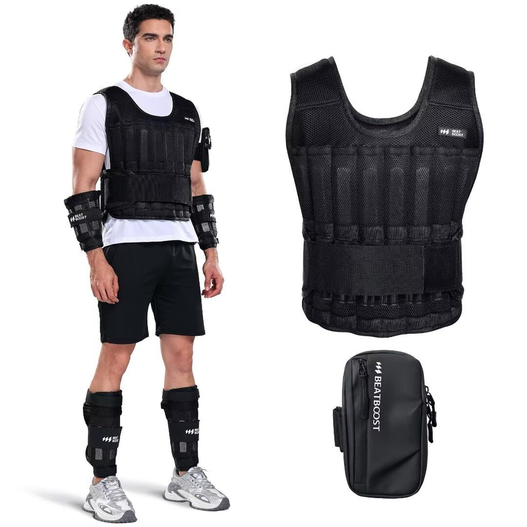 Train Harder Anywhere | Adjustable Weighted Vest