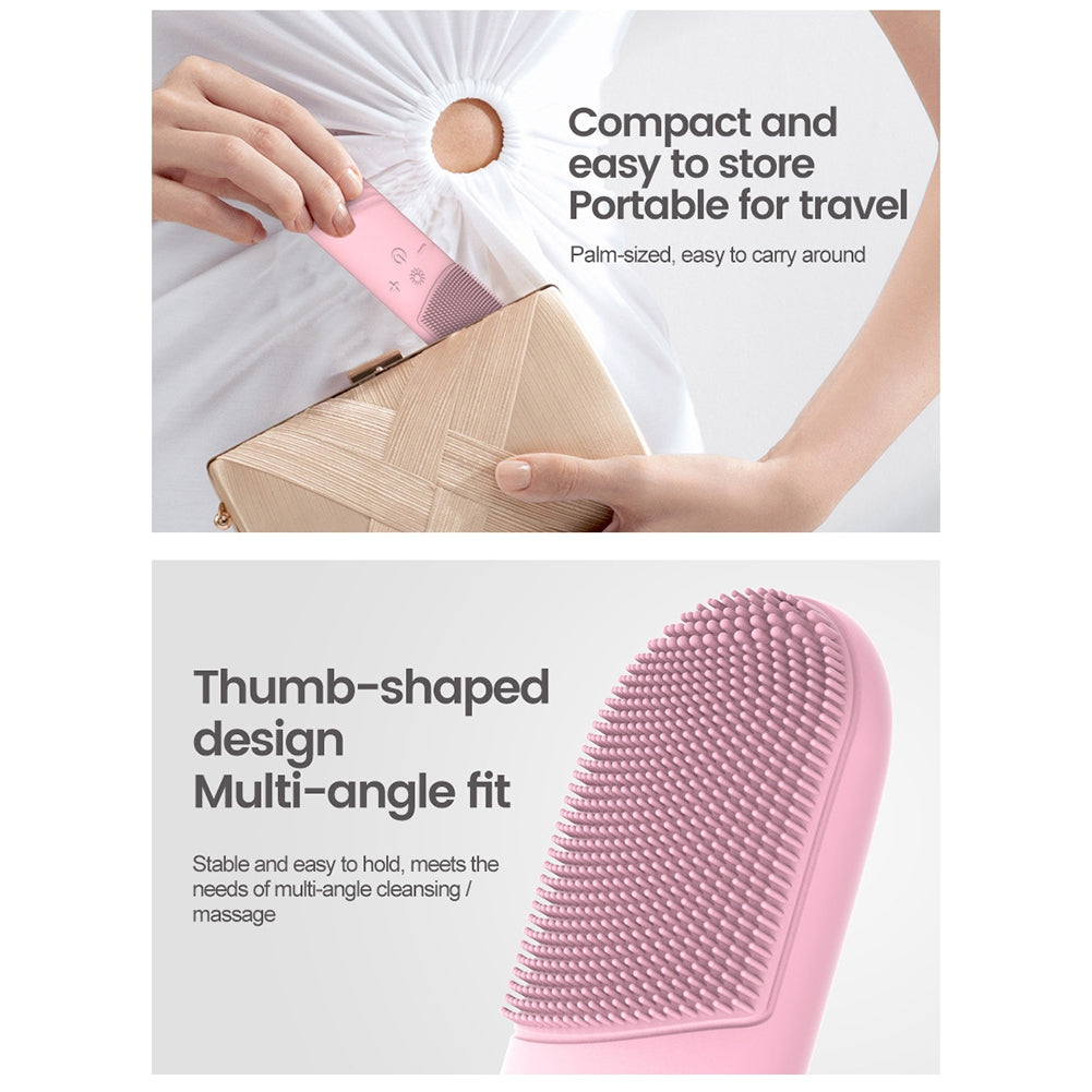 Deep Clean Skin Brush | Red & Blue Light Therapy