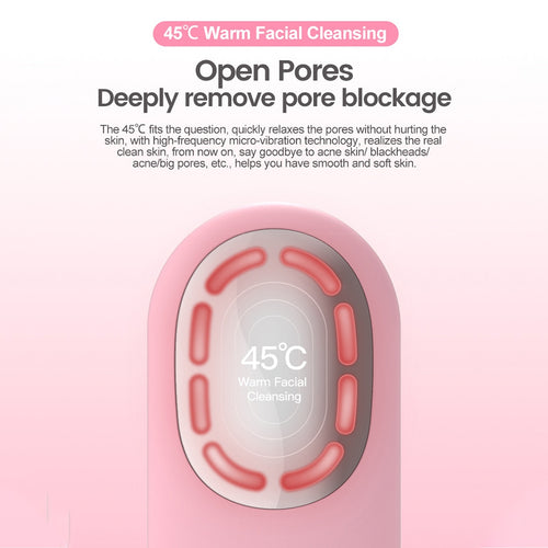 Deep Clean Skin Brush | Red & Blue Light Therapy