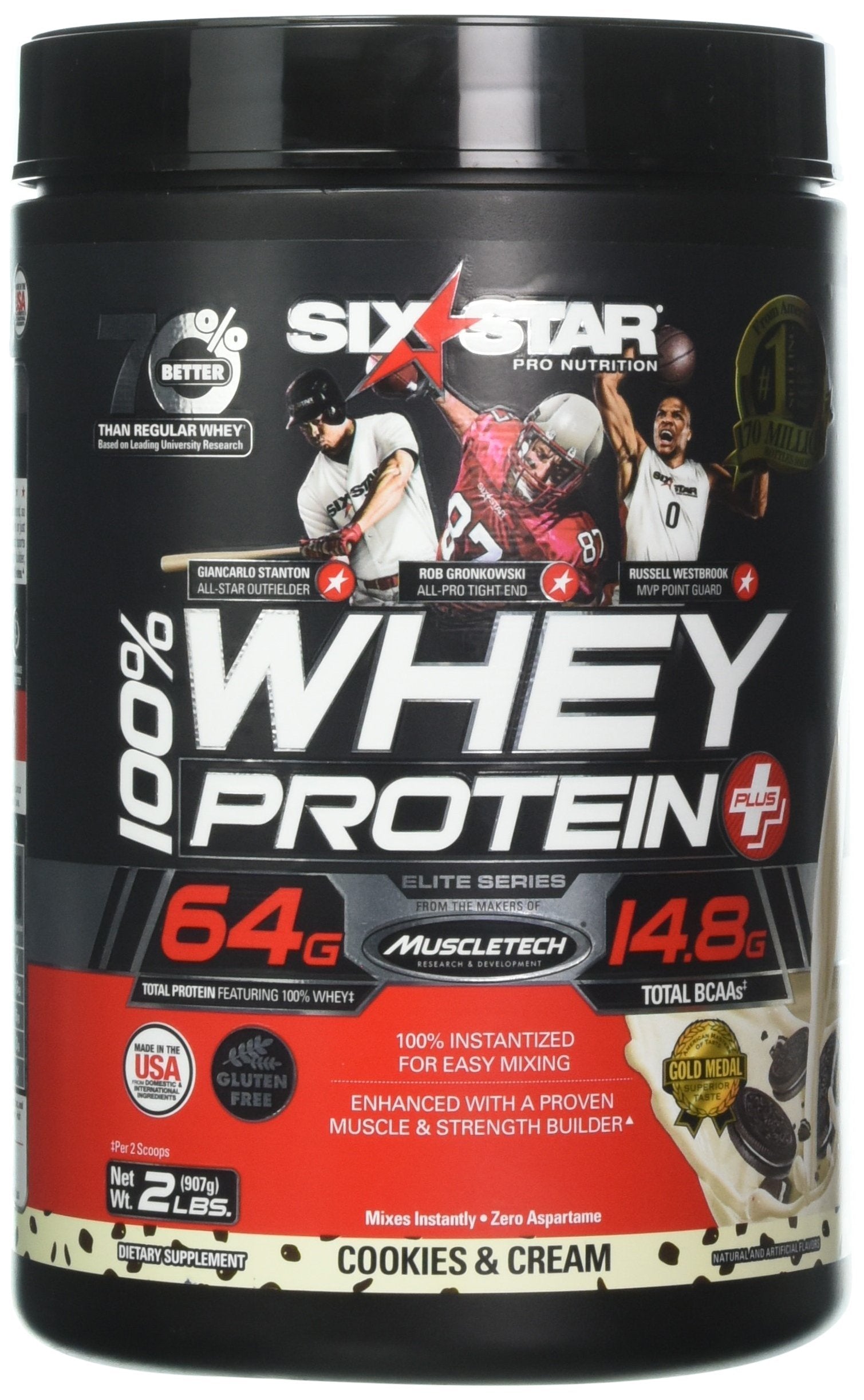Six Star Whey Protein Plus – Cookies & Cream (2 lbs)