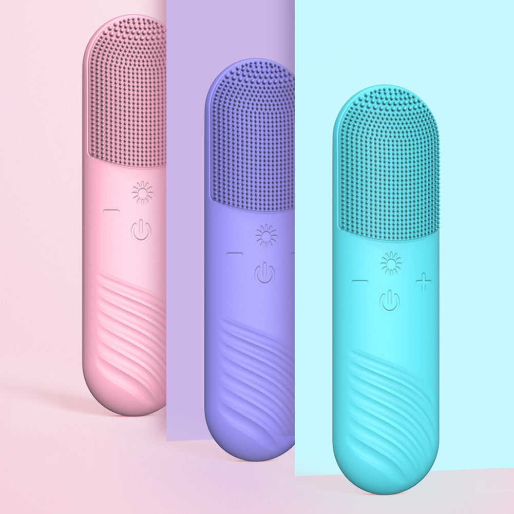 Deep Clean Skin Brush | Red & Blue Light Therapy